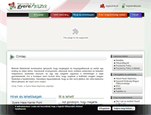 Tablet Screenshot of gyerehaza.org